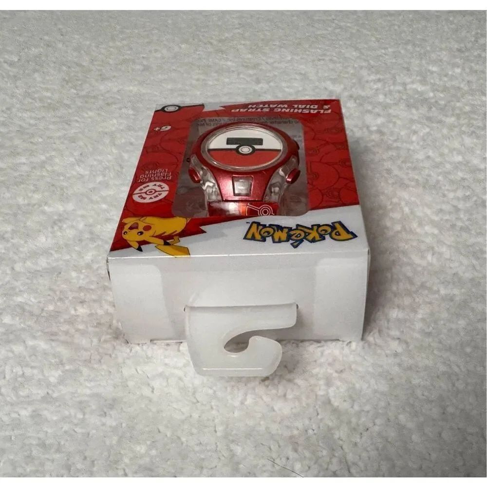 Pokemon Nintendo "Poke Ball" Flashing Dial & Strap Digital Watch - New - Picture 4 of 6
